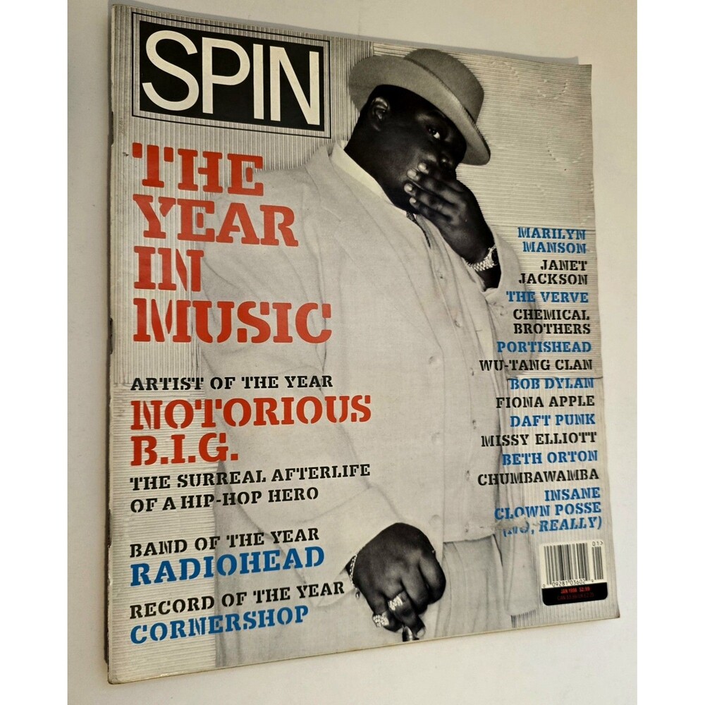Spin Magazine B. I. G. Cover Jan 1998 The Year in Music Special Edition *RARE*